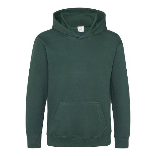 Awdis Just Hoods Kids Hoodie Forest Green